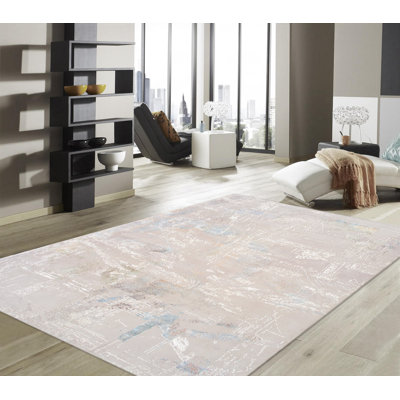 Hand Knotted Wool Abstract Indoor Rug