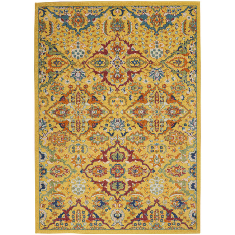 Weirton Floral Indoor Rug