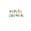 Gilcrease 6 Piece Stainless Steel Hostess Set-291343493