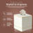 Wangi Porcelain China Tissue Box Cover