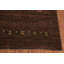 Tapis brun brun fait à la main Gabbeh 6