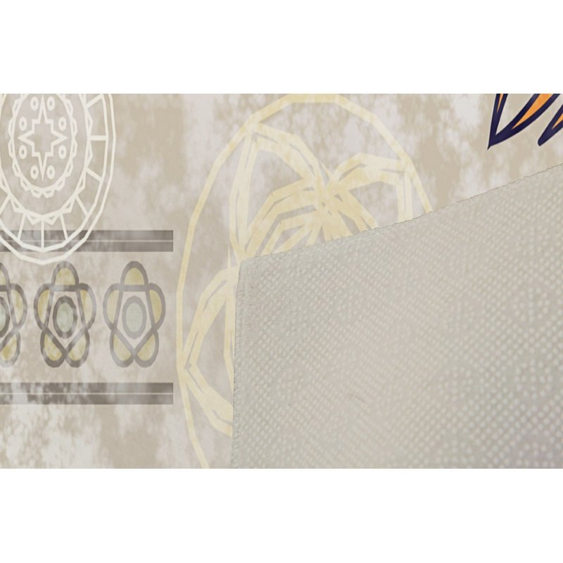 Premium Hall Carpet (3.3 x 6.6 ft), 100% Polyester, 0.4 in Pile Height | Antibacterial, Non-Slip PVC Dot Underside | Machine Washable, 3D Digital Printing | Ideal for Living Room, Bedroom, and Entryway Decor