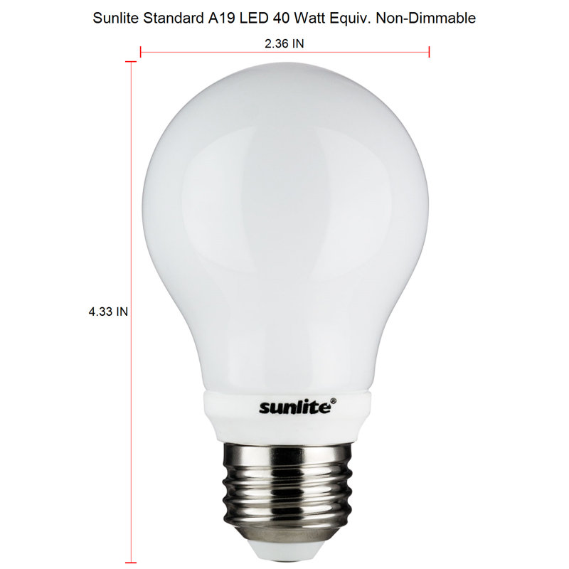 3- Pack, LED, A19 Blinker Light Bulb, Warm White 3000K
