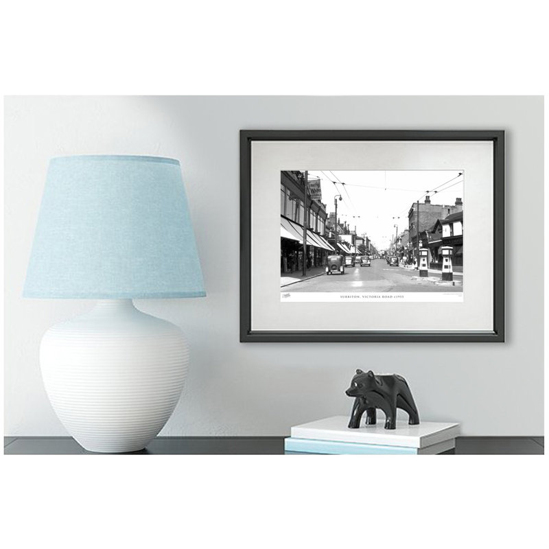 Surbiton, Victoria Road C1955 by Francis Frith - Single Picture Frame Print, 28cm H x 36cm W x 2.3cm D
