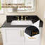 24 po L x 4 po Dosseret de salle de bain H