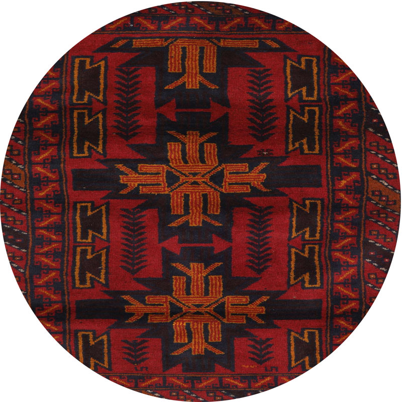 Oriental Indoor Rug, Round 6'