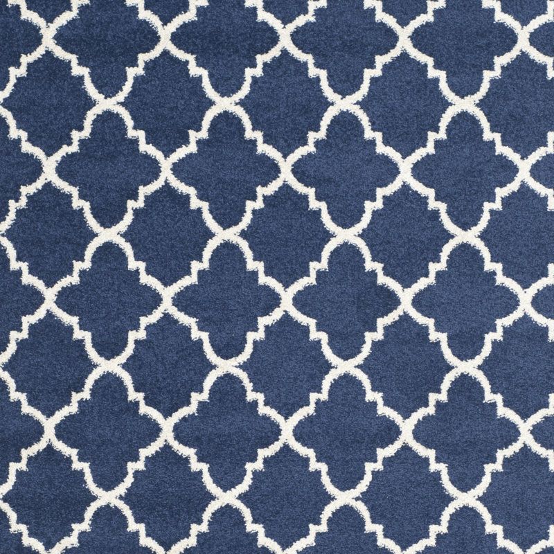 Daneya Performance Geometric Rug, Round 7'