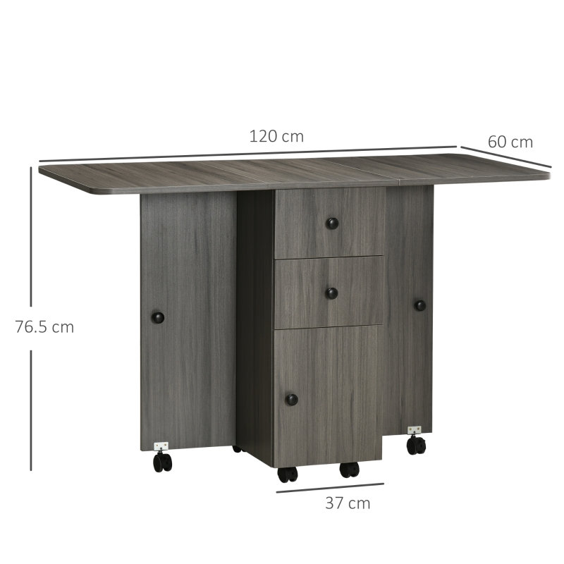 120 cm Dining Table, Grey