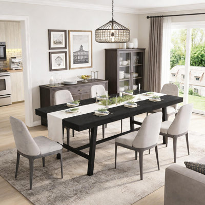 63-83" Extendable Dining Table for 6-8 People