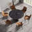 Artificial Stone Round Dining Table(Only Table)-1647047859-1647047861