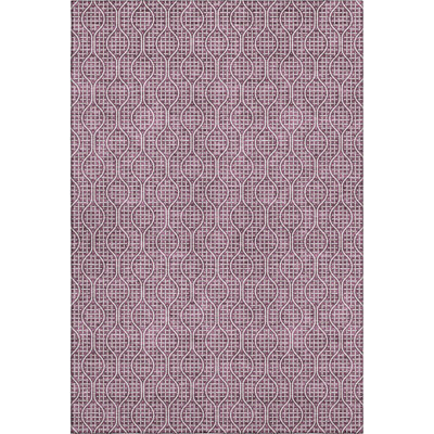 Premium Machine Washable Prisco Eggplant Rug