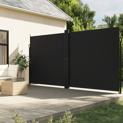 Dakota Fields 600cm W Polyester Cover Motorised Retractable Side Awning