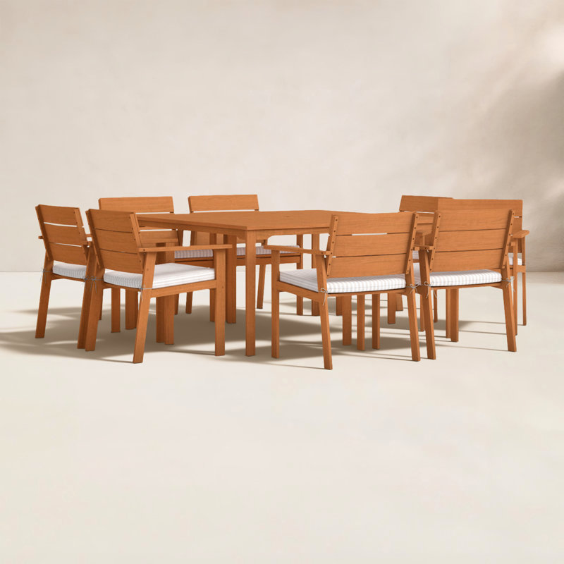 Ensemble repas 9 pièces avec coussins Anautica