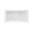 SIGNATURE® Rectangle Flat Front 6030 Skirted Soaking-100385789-100385788