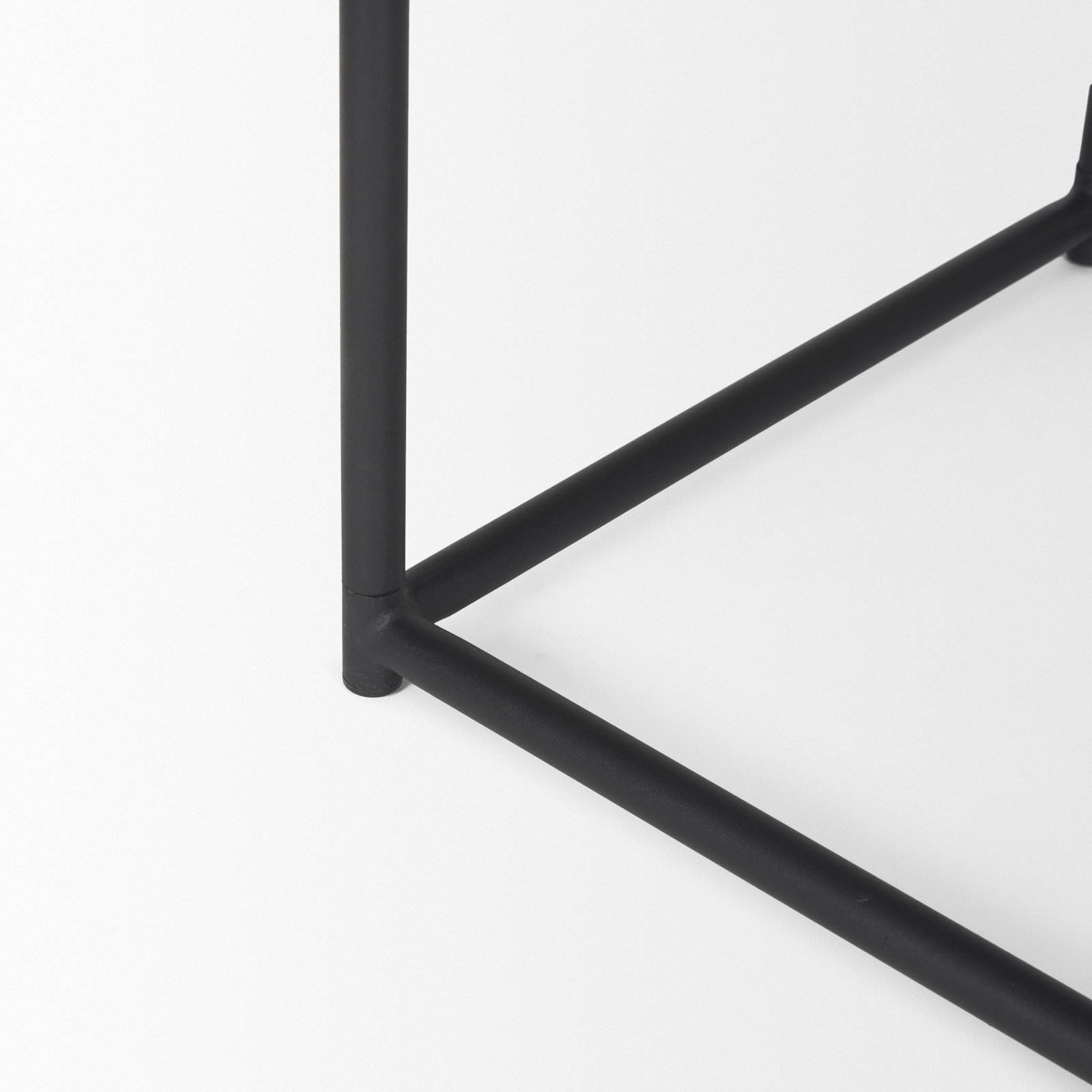 Galina Accent Stool, Black