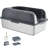 6 in Deep Cat Litter Box Odour-Free Litter Box with Filtering Foot Board-105368526