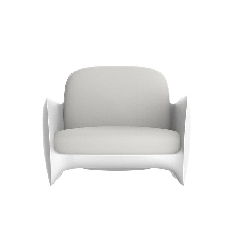 Fauteuil avec coussins Pezzettina, Acier