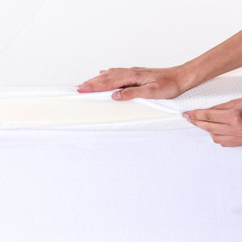 Marlowe 8cm Memory Foam Mattress Topper, 80 x 190cm