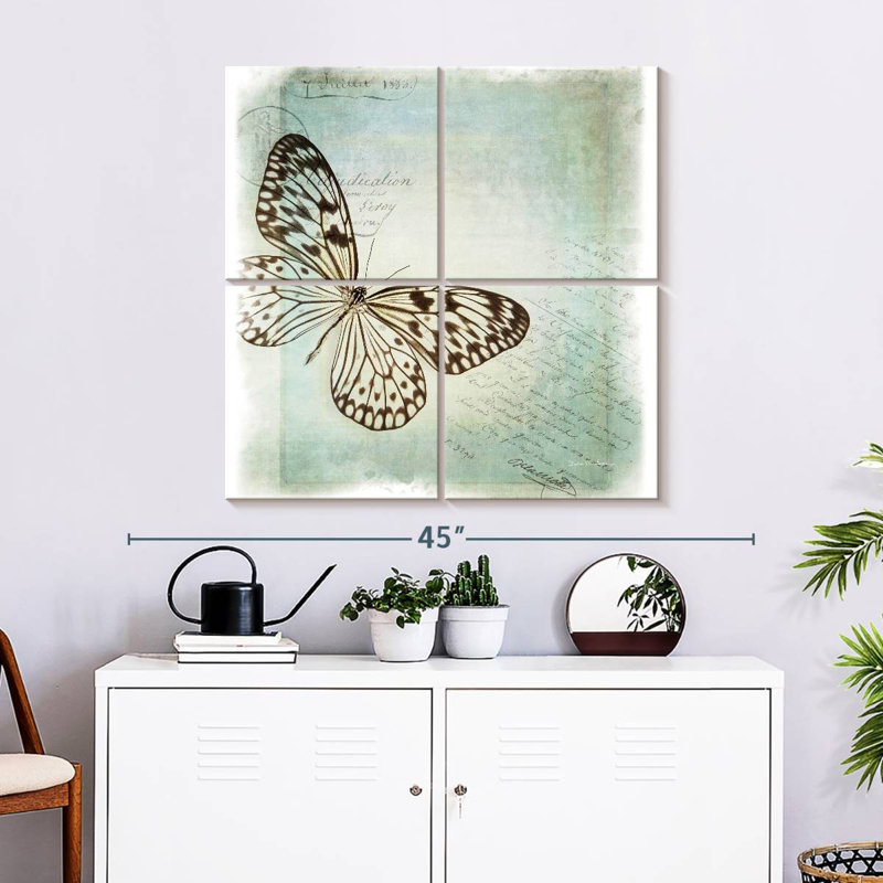 Brampt Floating Butterfly I, 32" H x 32" W