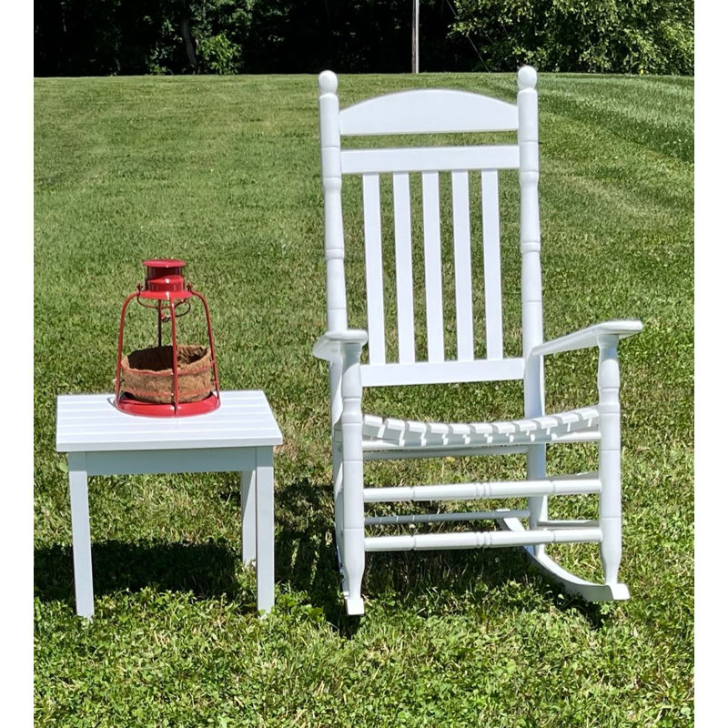 Chaise berçante , Blanc