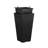 Set Of 2 Tall Outdoor Planters 22Inch, Large Planters For Outdoor Indoor Plants, Black Front Porch Planters Flower Tree Plant Pots With Modern Design And Built-In Drainage