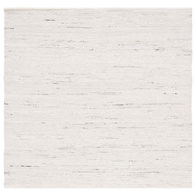 Blairsville Ivory Wool Flat Woven by Hand