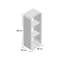 Acton 120cm H x 45cm W Steel Standard Bookcase-26732002