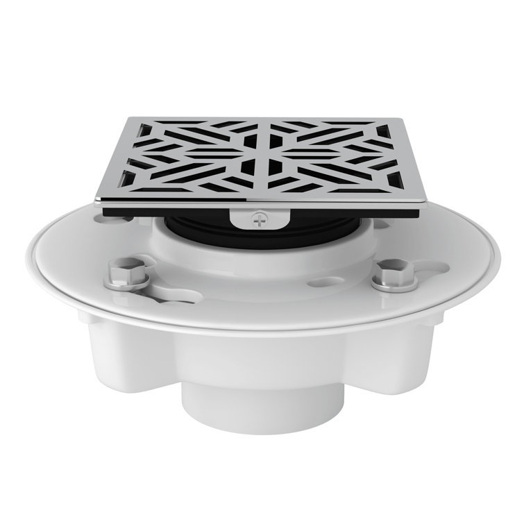 Rohl PVC 2" X 3" Drain Kit With 3144 Mosaic Decorative Cover