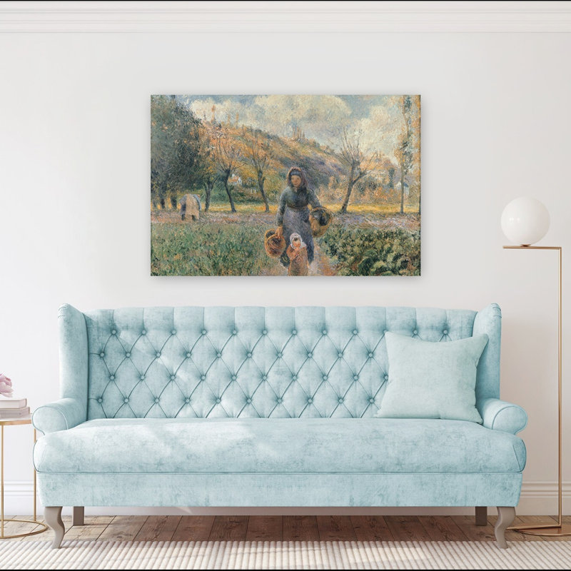 In The Garden Abstract Contemporary Wall Art Print, 101.6cm H x 152.4cm W