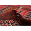 Tapis noir Teimani 3 pi 6 po x 6 pi 2 po