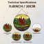 Panneau de vitrail 12 "H Garden Garden-231322669