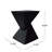 TESS Modern Side Table – Stylish Cent Table Compatible with Living Room, Bedroom, or Office – Versatile Home Furniture with Design and Sturdy Construction,Black Color-1930777079