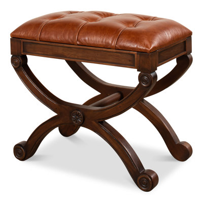 Empire Solid Wood Accent Stool