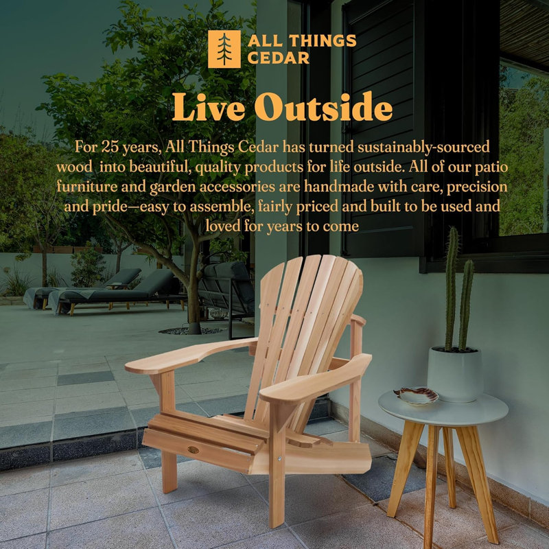 Western Red Cedar Athena Adirondack