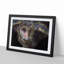 Masked Owl in Abstract - Picture Frame Graphic Art Print-55739909-55739910
