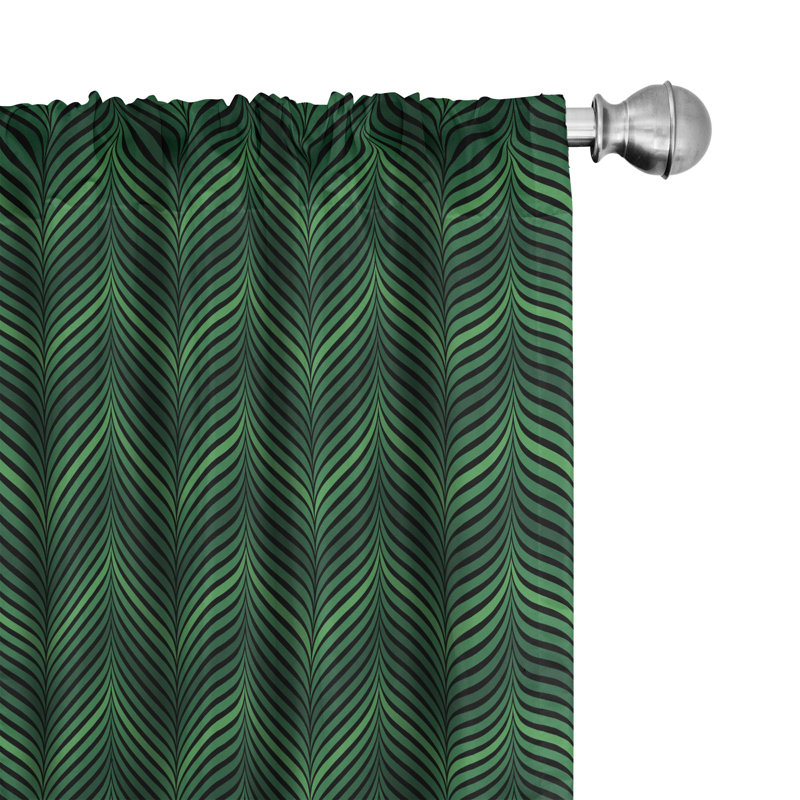 Rideaux 4 panneaux East Urban Home, L 56 po x L 95 po