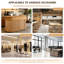 Bureau d'accueil vintage avec rangement, comptoir multifonctionnel pour bureaux, commerces, entreprises et zone d'enregistrement-1139258190-1288445560