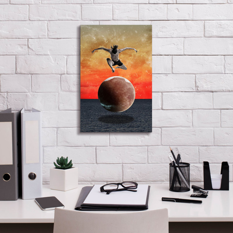 «Infinity» par Elo Marc, art mural sur toile, H 18 po x l 12 po x P 0,75 po