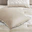 Ensemble de couette 3 pièces en coton avec capitonnage en chenille, grand lit double-119313482-119313483