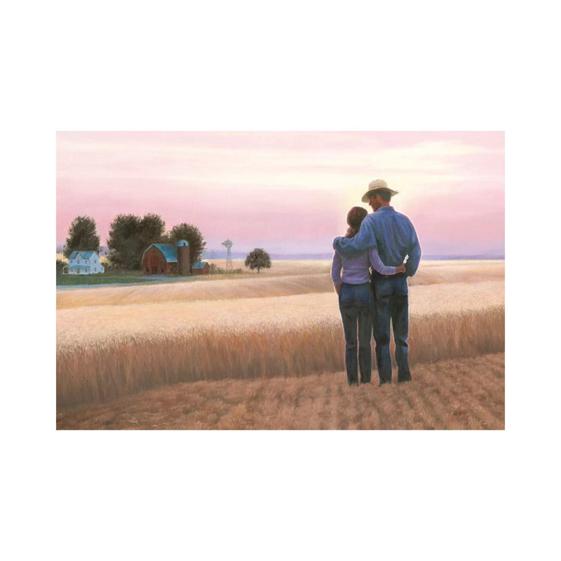 Family Farm by James Wiens - Wrapped Canvas Painting, 66.04 cm H x 45.72 cm W