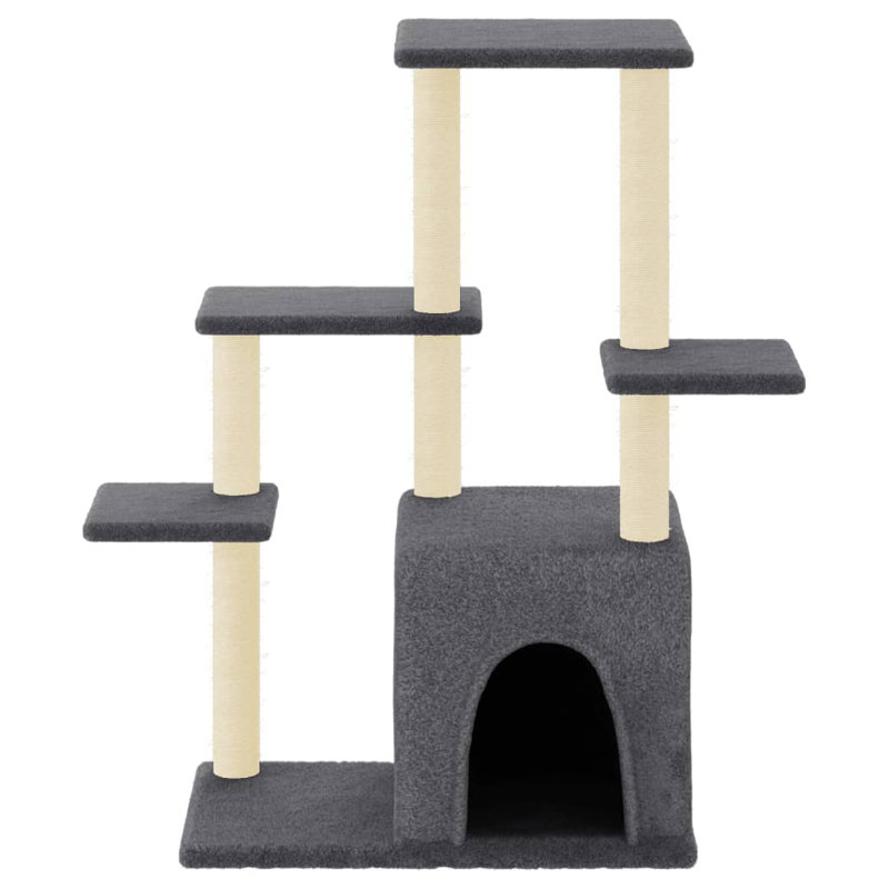Lincolnton 97.5cm H Cat Tree, Dark Grey
