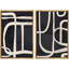 «Mid-Century Spiral Wave», 2 pièces sur toile-99016446-99016445