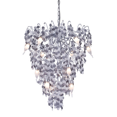 Freelon 12 - Light Dimmable Tiered Chandelier