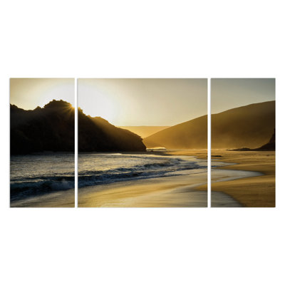 " Sunset At Big Sur " 3 - Pieces