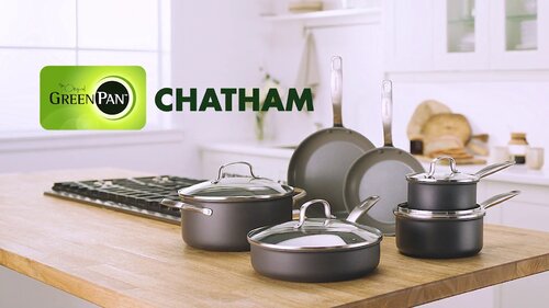 Chatham Ceramic Nonstick 3-Quart Saucepan with Lid