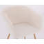 Chaise d'appoint rembourrée en velours Pell