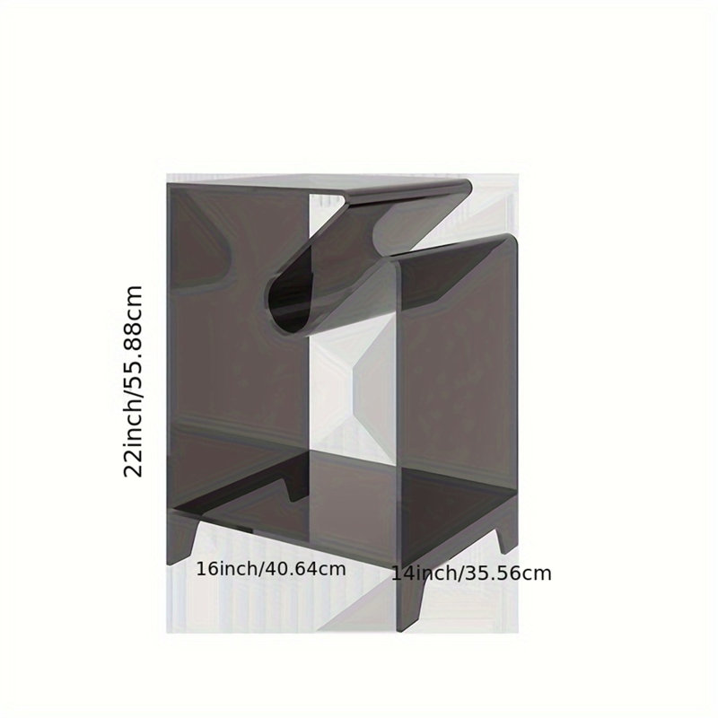 Table de salon Beshir, Gris
