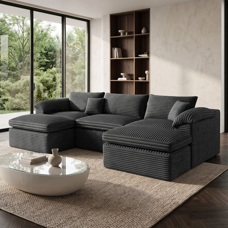 Canapé modulaire Boneless , Gris