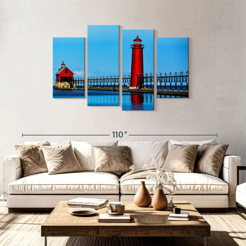 Phare Aletra Grand Haven, H 48 po x l 75 po