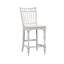 Silvestre 4 Person Gathering Table Set w/ 4 Spindle Back Counter Chairs